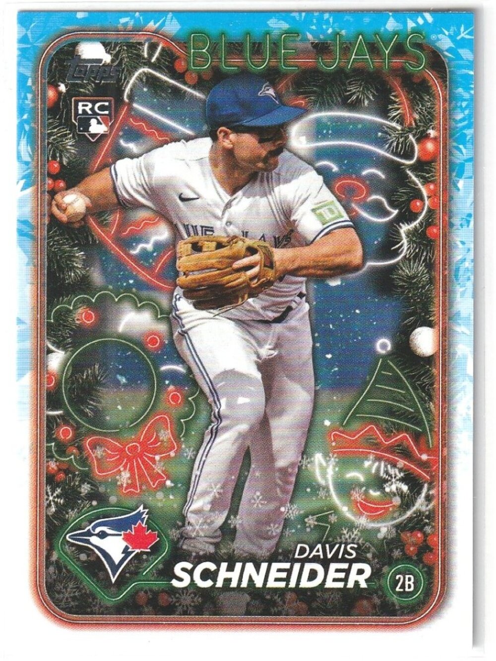 2024 DAVIS SCHNEIDER Topps Holiday Mega Box Rookies Rookie Card RC #H132